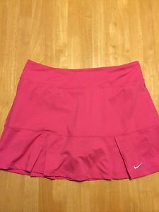 Nike Dri Fit Medium Pink Tennis Skirt Spanx Under