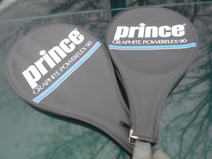 PAIR of PRINCE GRAPHITE POWERFLEX 90 Tennis Racquets 4 1/4 #2 & 4 3/8 #3