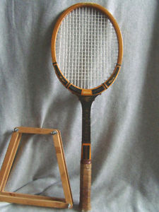 Vintage Wilson CONQUEROR Wood Tennis Racquet 4 5/8 #TN8-3