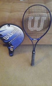 Wilson Enforcer Tennis Racquet 4 1/2" L4 Grip w/Cover