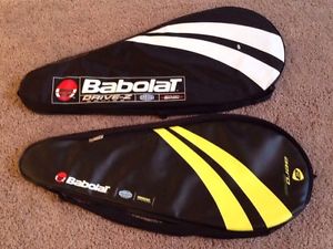 LOT OF 2 BABOLAT TENNIS RACQUET BAGS - DRIVE Z SERIES AND AERO SERIES EUC!!
