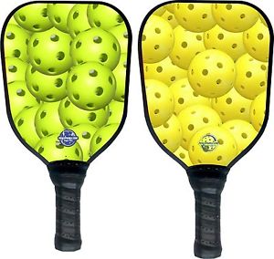(2) Two Pickleball Paddles T200  Green & Yellow  Picklepaddles meets USAPA