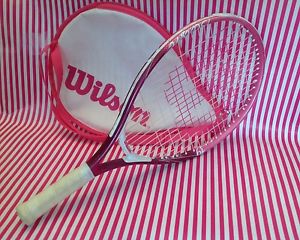 Girls Wilson Tennis Racket Blush 19 Inches Optimum Power