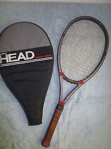 Vintage Tennis Racket AMF HEAD COMPOSITE DIRECTOR w/COVER Made in USA 4 1/4 SL