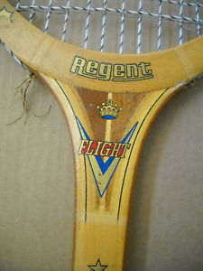 Regent Flight Wood Tennis Racket (Hard to Find Rare)