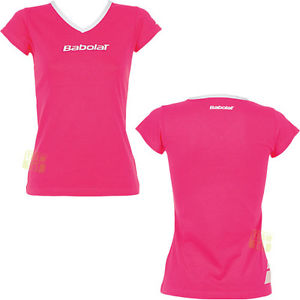 Babolat Mujer CAMISETA de tenis camiseta ENTRENAMIENTO BASIC rosa
