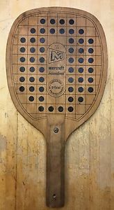 Vintage Wood Marcraft International Pickle Ball Paddle