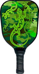 Pickleball Paddle Green on Green Lizard Camo T200 Picklepaddle  USAPA passed