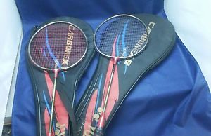 Lot of 2 MINT - YONEX Carbonex 8 SP Full Carbon Shaft BH-8500 Badminton W/ Bags
