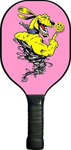 Pickleball Paddle -New  R1 Yellow Dog on Pink  Picklepaddle USAPA approved
