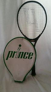 Vintage Original PRINCE Pro 110 Tennis Racquet 4 3/8 No.3 Cover classic green
