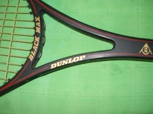 Dunlop Black Max Tennis Racquet Racket 4 & 3/8