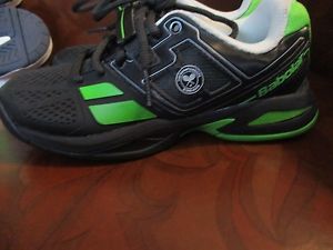 Babolat Size 1 Kids / Children's Sneakers green/black Tennis Shoes -new w/o box