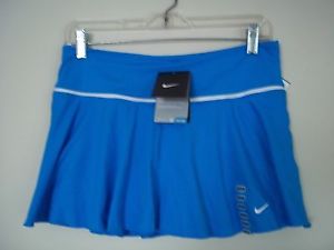 NWT Nike Flounce Dri Fit Tennis Skirt/Skort w/Attached Short Baby Blue Medium