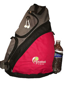 PICKLEBALL MARKETPLACE "Urban Sport" Sling Backpack - New/Embroidered - Red