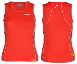 Head Niñas Top tenis Club G Camiseta Tirantes coral/blanco