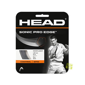 Head Cuerdas de tenis Sonic-Pro Edge Reel 16 negro 1,3mm 200m