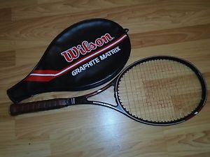 Wilson Graphite Matrix Midsize Tennis Racquet. 4 3/8.