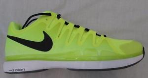 NIKE mens sz 12.5 Zoom Vapor 9.5 volt neon yellow black tennis shoes NEW