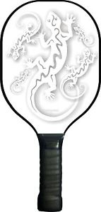 Pickleball Paddle -New  R1 White Lizard on White  Picklepaddle USAPA approved