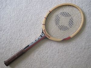 Vtg Spalding Challenge Cup Pro Wooden Tennis Racquet