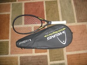 head intelligence i.s12 tennis racquet racket with case 4 1/2