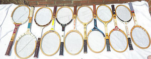 Vintage Wooden Tennis Racquets, Lot Of 12 Wilson Very Good Vintage Condition #3