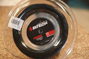 Ektelon PREMIER POWER Racquetball STRING 17 GAUGE BLACK / one reel of 330 ft