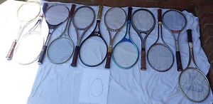 Vintage Metal Tennis Racquets Lot Of 12 Various Very Good Vintage Condition #10