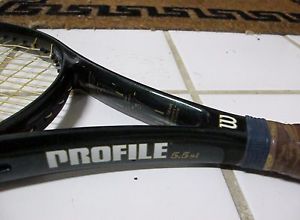 WILSON PROFILE 5.5 si OS 110sq GRAPHITE TENNIS RACKET RACQUET 110 sq  4-1/2 GRIP