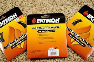 Ektelon PREMIER POWER Racquetball STRING 16 GAUGE BLACK/ 3 SETS