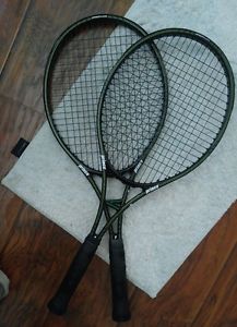 Pair (2) Prince Classic Graphite 100 Standard Tennis Racquet 4 3/8