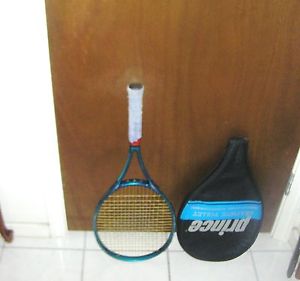 PRINCE GRAPHITE VOLLEY Tennis Racquet Oversize 110 Vtg Racket OS 4 3/8 gr + Case