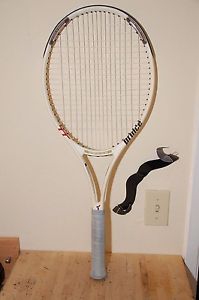 Prince TT Triple Threat Tungsten Warrior OS 110 Oversize Tennis Racquet, 4 5/8