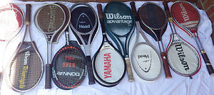 Vintage Metal Tennis Racquets Lot Of 12 Various Very Good Vintage Condition #11