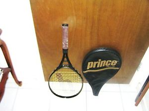 PRINCE Pro 110 Tennis RACKET Oversize Vtg Rare OS Retro RACQUET 4 3/8 gr + cover