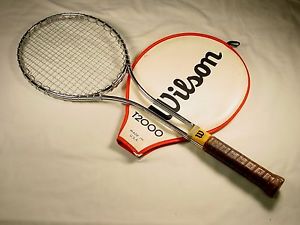 Vintage Wilson T2000 T-2000 Jimmy Connors Tennis Racquet - 4-1/2"