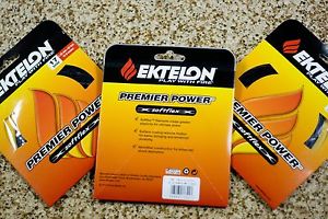 Ektelon PREMIER POWER Racquetball STRING 17 GAUGE RED/ 3 SETS