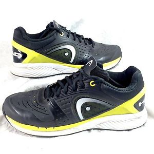 Head Sprint Pro Men Yellow Lime White Black Tennis Indoor Court Shoes Size 9