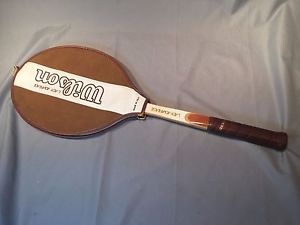 Vintage WILSON Lady Advantage Wood Tennis Racquet w Cover medium 4.5