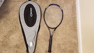 PRINCE O3 BLUE TENNIS RACQUET TITANIUM TUNGSTEN CARBON WITH BAG - 110 TX148A