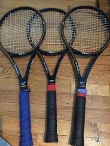 3x Wilson Original Pro Staff 6.0 85 4 1/4 Midsize Tennis Racquet CHIAO Sampras
