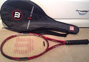 Wilson Powerholes DLX OS 4 1/2 Tennis Racquet W/ Case