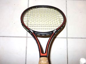 Prince Graphite Volley 110 Oversize Tennis Racket Vtg OS Racquet Strung 4 5/8 gr