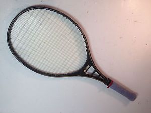 PRINCE PRO SERIES 90 BLACK ALUMINUM TENNIS RACQUET RACKET Oversize 4 1/8