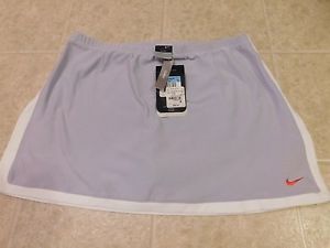 Nike Dri-Fit Tennis Athletic Skort Women's Size M Lavender White NWT $50.