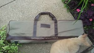 SPORTCRAFT Volleyball & Badminton Set with Carrying Case - GREAT CONDITION
