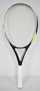 USED Dunlop Biomimetic M 5.0 4 3/8 Adult Pre-Strung Tennis Racquet Racket