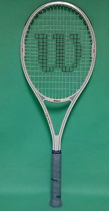 Vtg Wilson CERAMIC PWS Tennis Racquet  PERFECT