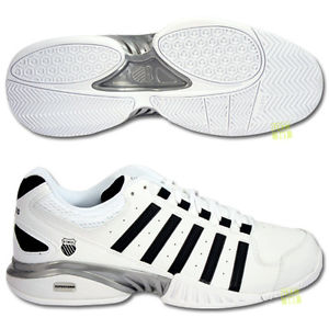K-SWISS Zapatillas De Tenis De Hombres Receptor iii blanco/negro/plata